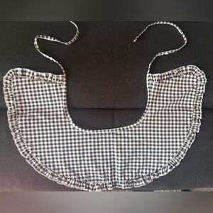 ASOS Black and White Gingham Detachable Collar